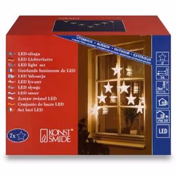 Konstsmide 7 Star Curtain with LED's