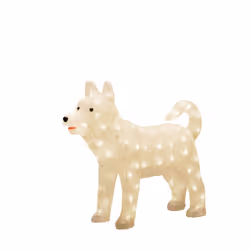 Konstsmide Dog Husky, Figurine lumineuse décorative, Blanc, Plastique, Universel, IP44, 88 lampe(s)
