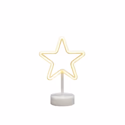 Konstsmide Star LED Ropelight, Figurine lumineuse décorative, Blanc, Plastique, Universel, IP20, 6 h