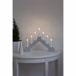 Konstsmide Candlestick Figurine lumineuse décorative Gris LED 0,42 W
