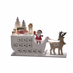 Konstsmide 3263-210, Figurine lumineuse décorative, Blanc, Polyvinyl chloride (PVC), Bois, IP20, Flexible, 6 h