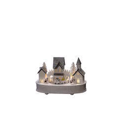 Konstsmide 3269-210, Figurine lumineuse décorative, Blanc, Bois, Universel, IP20, 6 h