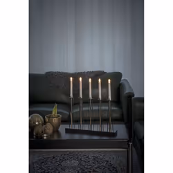 Konstsmide 3521-780TR bougie électrique Incandescent Noir, Laiton