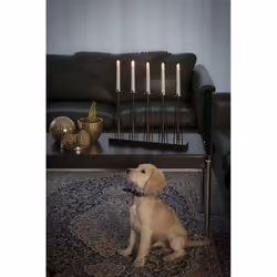 Konstsmide 3521-780TR bougie électrique Incandescent Noir, Laiton