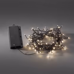 Konstsmide 3730-100, Guirlande lumineuse décorative, Noir, Plastique, Ambiance, Universel, IP44