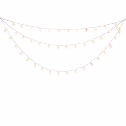 Konstsmide 4042-103, Guirlande lumineuse décorative, Transparent, Plastique, IP44, 44 lampe(s), LED