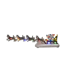 Konstsmide Snowmen in sledge Figurine lumineuse décorative Multicolore 10 lampe(s) LED 0,6 W
