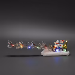 Konstsmide Snowmen in sledge Figurine lumineuse décorative Multicolore 10 lampe(s) LED 0,6 W