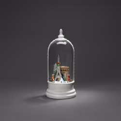 Konstsmide Water Lantern Paris Scene Figurine lumineuse décorative Blanc 1 lampe(s) LED 0,1 W