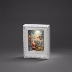 Konstsmide Water Lantern Frame Santa Figurine lumineuse décorative Blanc 1 lampe(s) LED 0,1 W