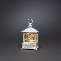 Konstsmide LED Wasserlaterne klein fliegender Weihnachtsmannüber Dorf Figurine lumineuse décorative Blanc 1 lampe(s) 0,1 W