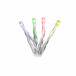 Konstsmide 1469-503, Guirlande lumineuse décorative, Transparent, Plastique, IP20, 6 h, Transparent