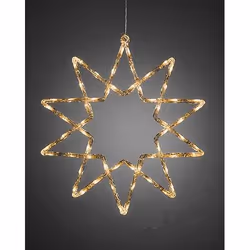 Konstsmide 4481-103, Transparent, Acrylique, IP20, 60 lampe(s), LED, Blanc chaud