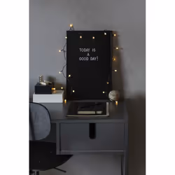Konstsmide Light set cherry Guirlande lumineuse décorative Noir 50 lampe(s) LED 3 W