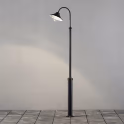 Konstsmide 563-750, Noir, Aluminium, IP23, 1 ampoule(s), 30000 h, 3000 K