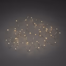 Konstsmide Micro LED light set, Guirlande lumineuse décorative, Cuivre, Plastique, Polyvinyl chloride (PVC), IP20, 100 lampe( ...