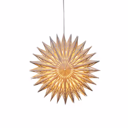 Konstsmide Paper Star, Figurine lumineuse décorative, Blanc, Papier, Universel, IP20, 1 lampe(s)