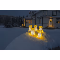 Konstsmide 6233-203 lumière décorative Figurine lumineuse décorative Transparent 40 lampe(s) LED 0,8 W