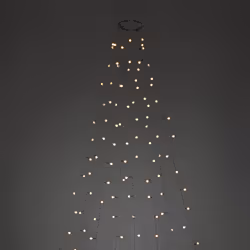 Konstsmide 6328-800, Guirlande, Métal, Plastique, Noir, 0,4 m