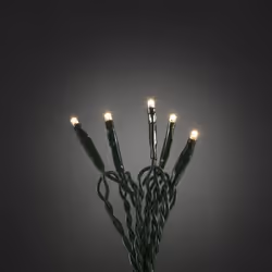Konstsmide 6352-120, Guirlande lumineuse décorative, Noir, Vert, Plastique, Ambiance, IP20, Vert