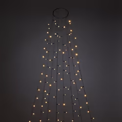 Konstsmide 6398-810, Guirlande lumineuse décorative, Noir, Plastique, Ambiance, IP44, LED