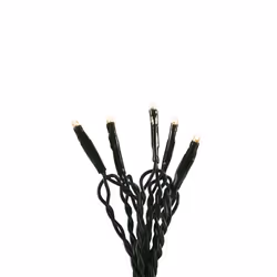 Konstsmide 6554-870, 100 lampe(s), LED, Ambre, Intérieure, Vert, Plastique, Polyvinyl chloride (PVC)