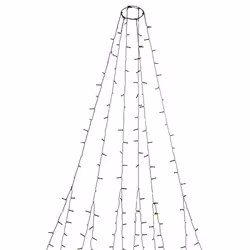 Konstsmide 6662-830, 450 lampe(s), LED, Ambre, Extérieure, Noir, Plastique