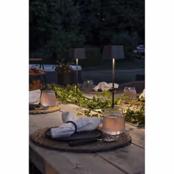 Konstsmide Capri lampe de table 2,2 W LED Noir