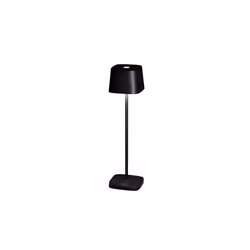 Konstsmide Capri Mini, Éclairage de table extérieur, Noir, Aluminium, IP54, Patio, III