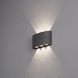 Konstsmide 7853-370, 6 ampoule(s), 3000 K, IP54, Anthracite, Gris
