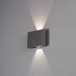 Konstsmide 7854-370, 2 ampoule(s), 3000 K, IP54, Anthracite, Gris