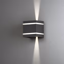 Konstsmide Cremona Up/Down Gris Adapté à une utilisation à l'intérieur Adapté à une utilisation extérieure 3 W