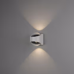 Konstsmide 7884-250, Surface, 2 ampoule(s), Ampoule(s) non remplaçable(s), 3000 K, IP54, Blanc