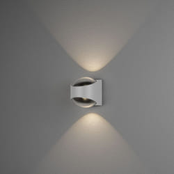 Konstsmide 7884-250 éclairage mural Blanc Adapté à une utilisation à l'intérieur Adapté à une utilisation extérieure Ampoule(s) non remplaçable(s) 5,5 W