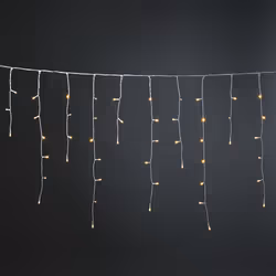 Konstsmide 2790-812, Guirlande lumineuse décorative, Blanc, Polyvinyl chloride (PVC), Plastique, Ambiance, IP44, LED