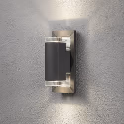Konstsmide 7987-370, 2 ampoule(s), IP54, Anthracite, Gris