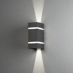 Konstsmide 7998-370 éclairage mural Anthracite, Gris Adapté à une utilisation extérieure