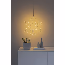 Konstsmide 1803-993EE Figurine lumineuse décorative Argent 100 lampe(s) LED 2,7 W