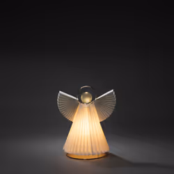 Konstsmide 1809-202, Figurine lumineuse décorative, Laiton, Blanc, Métal, Papier, IP20, Blanc, 1 ampoule(s)