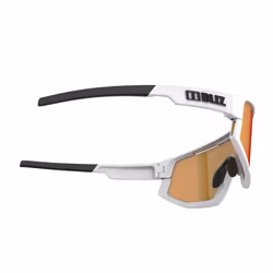 Bliz Fusion Lunettes de cyclisme Unisexe Cerclé Blanc