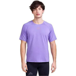 T-Shirt Running Homme Craft Pro Trail SS Tee - Violet - Respirant - Manches courtes