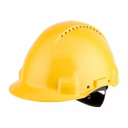 3M G30NUY Équipement de sécurité pour la tête Polyéthylène haute densité (HDPE) Jaune