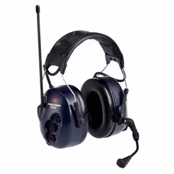 3M PELTOR LiteCom, Sans fil, 394 g, Casque, Noir, Bleu