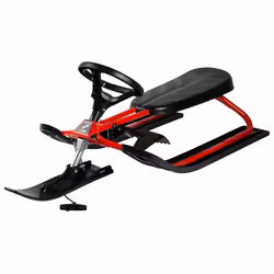 STIGA Sports 7342-1105-00, Snow racer, Noir, Rouge, Acier, Monochromatique, 5 an(s), Garçon/Fille