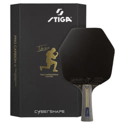 STIGA Raquette de tennis de table Pro Carbon Plus Cybershape Truls Edition - 5- étoiles