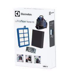 Electrolux USK 11, Aspirateur réservoir cylindrique, Kit de démarrage, UltraFlex ZUFFLEXA/ZUFPARKETT SilentPerformer Cyclonic ...