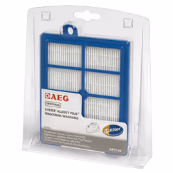 AEG AFS1W, Aspirateur sans sac, Filtre, Bleu, Blanc, Blister