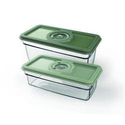 Electrolux EVFB1 Rectangulaire Régler Vert, Transparent 2 pièce(s)