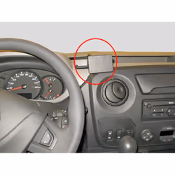 Brodit 213520, Mobile/smartphone, Support passif, Voiture, Noir