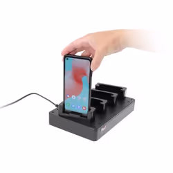 Brodit 216127 Organiseur de station de chargement Support de bureau Plastique Noir